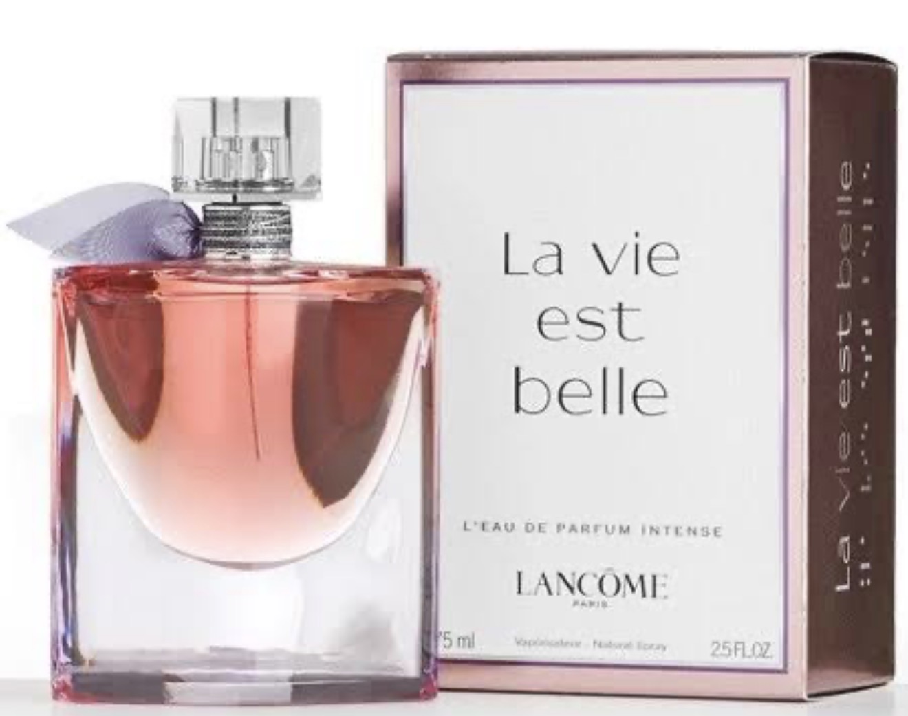 عطر لانکوم لاویه بل اصلی ماندگار و پخش بو قوی اسانس گرمی لوزی پرفیوم مرجانی
